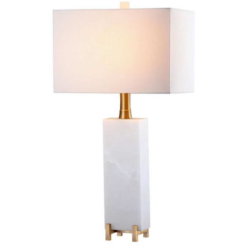 Sloane Alabaster Table Lamp - White/Brass Gold - Safavieh., 3 of 5
