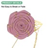 Unique Bargains Wedding Rose Men Suit Boutonnieres Lapel Pin 1 Pc - 2 of 4