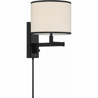 Crystorama Lighting Madison 1 - Light Swing Arm Lamp in  Matte Black