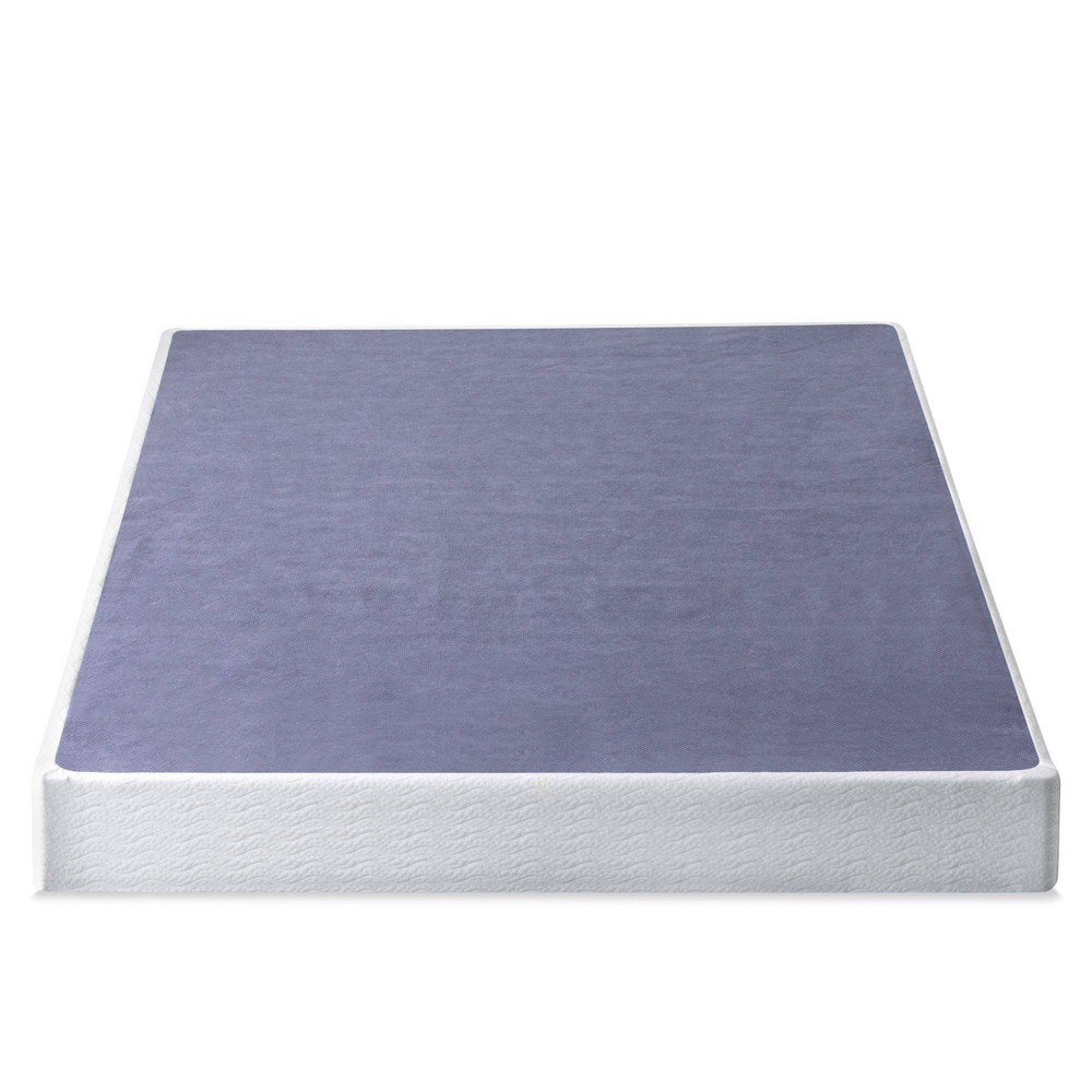 King 7" Metal Smart BoxSpring Mattress Base with Quick Assembly Purple - Zinus