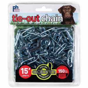 Prevue Pet Products 2116 Heavy-Duty 15' Tie-Out Chain, Stainless Steel, Silver - 1 of 3