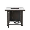 WestinTrends Square Propane Gas Fire Pit Table 50,000 BTU for Outdoor Patio Garden - 3 of 3