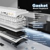 MaseiKar AL65 Wireless Mechanical Keyboard,Support QMK/VIA Software Gasket Structure,60% Hot Swappable with RGB Backlit BT/2.4G/USB-C - 3 of 4