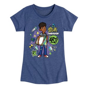 Girls' - Karma's World - Speak Through Art Winston-Toddler And Youth Girls Fitted Short Sleeve Graphic T-Shirt Fitted Short Sleeve Graphic T-Shirt - 1 of 4