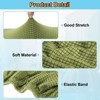 Unique Bargains Washable Stretch Soft Dining Chair Cushion Covers 2 Pcs - 3 of 4