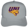 University Of Northern Iowa Primary Logo Foam Trucker Cap Grey Os - 2 of 4