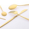 REGALWOVEN Stainless Steel Mirror Polished Flatware Set 5 Pcs 1 Set - 3 of 4