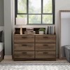 miBasics Dovecalm Transitional 6 Drawer Dresser with Shelf - 4 of 4