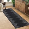Indoor Modern Soft Washable Area Rugs with Stripped Lines Print for Bedroom Living Room - 3 of 4
