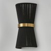 Capital Lighting Cecilia 2 - Light Wall Light in  Black Rope/Patinaed Brass - 4 of 4