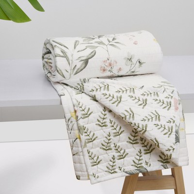 Viviana Floral Quilted Throw - Levtex Home