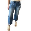 Women's High Rise Wide Leg Ankle Flare Jeans - RISEN - 2 of 4