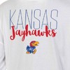 NCAA Kansas Jayhawks Women's White Long Sleeve T-Shirt - 3 of 3