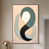 Art Remedy Earthworm in the glass bowl Contemporary Shapes Abstract Wall Art Framed - 2 of 4