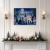 Lumabase Battery Operated Lighted Wall Art with Remote Control Holiday Gathering - 2 of 3