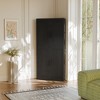 Spassway Black 2-Piece Tall Wood Storage Cabinet Modular Pantry Cabinet with 4 Adjustable Shelves 4 Doors Freestanding Organizer for Living Room - 2 of 4
