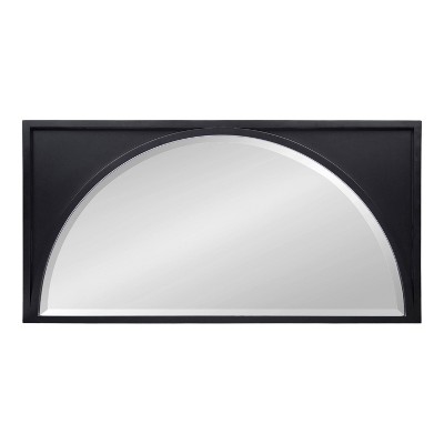 21.5" x 42" Andover Arch Wall Mirror Black - Kate & Laurel All Things Decor