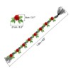 Unique Bargains Wedding Decoration Artificial Car Flowers 1 Pc - 2 of 4