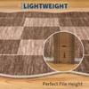 2x6FT Modern Washable Area Rug for Living Room, Foldable Floor Rug with Non Slip Backing, Low Pile Stain Resistant Indoor Carpet for Dorm, Beige - 4 of 4