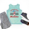 The Juniper Shop Little Miss Firecracker Checkered Youth Tank Top - 3 of 4