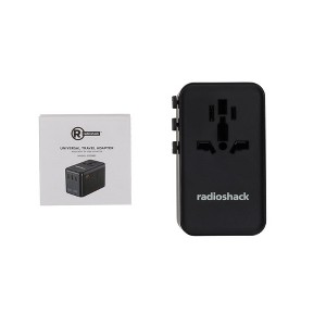 RadioShack 140W 4-Port Universal Travel Adapter With Three USB C Ports and One USB A Quick Charge - 1 of 4