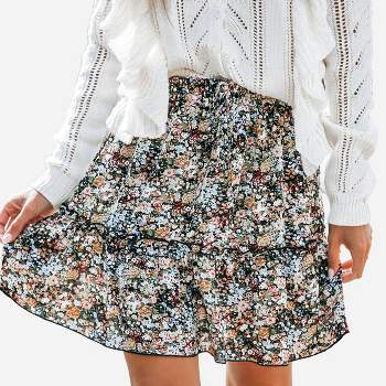 Petal and Pup Carly Faux Leather Mini Skirt