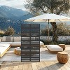 Lirago Galvanized Metal Garden Fence 72 in Outdoor Privacy Screen - 2 of 4