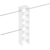 LOVMOR Wood Closet Organizer Starter Kit Tower with 3 Hang Rods - 2 of 4