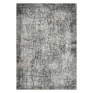Washable Modern Abstract Rug Non Slip Low Pile Rug Soft Contemporary Throw Floor Cover Foldable Indoor Carpet for Living Room Bedroom - 1 of 4