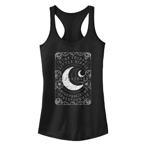 Junior's Lost Gods Stay Trippy Little Hippie Tarot Card Racerback Tank Top - 1 of 4