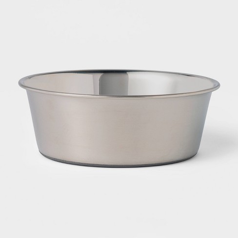 Matte Stainless Steel Cat & Dog Dish Bowl - Silver - 13.2oz - Boots &  Barkley™ : Target