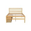 Twin/Full Size Platform Bed with Removable Storage Shelves and 2 Built-in Storage Drawers for Added Convenience-ModernLuxe - 4 of 4