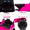 Jojoka 12V Ride On Truck Car Battery Powered Toy with Remote Control, 4-Wheel Suspension, Battery Display, LED Lights, Music - 3 of 4