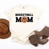 Simply Sage Market Basketball Mom Smiley Face Garment Dyed Tee - 3 of 4