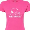 Women's - Peanuts - Take A Break Fitted Graphic T-Shirt - 2 of 4