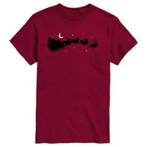 Men's - Instant Message - Santas Sleigh Short Sleeve Graphic T-Shirt - 1 of 4