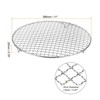 Unique Bargains Stainless Steel Round Cross Wire Barbecue Grill with Legs - 2 of 4