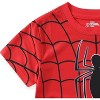Marvel Spider-Man Miles Morales Avengers Boys 2 Piece T-Shirt and Active Mesh Shorts Set for Toddler and Big Kids - 4 of 4