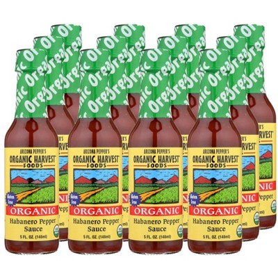 Organic Harvest Foods Organic Habanero Pepper Sauce - Case of 12/5 oz