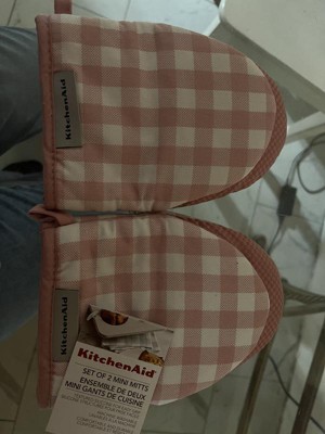  KitchenAid Gingham Mini Oven Mitt 2-Pack Set