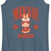 Women's - Disney - Minnie Mouse Collegiate Graphic Racerback Tank - 2 of 4