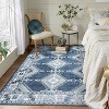 Coucheta Farmhouse Area Rug Washable Low Pile Non-Slip Indoor Carpet for Bedroom Kitchen Playroom,  Multi-Color & Size - 3 of 4