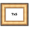 PosterPalooza | Photo Size Traditional Gold Picture Frame - UV Acrylic, Foam Board Backing, Hanging Hardware - 2 of 4