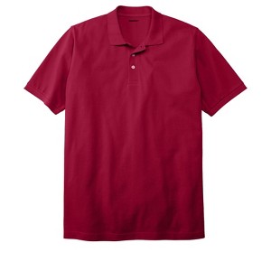 KingSize Longer-Length Shrink-Less Piqué Polo Shirt - 1 of 4