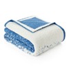 Snuggle Sac Cozy Fuzzy Knit Throw Blanket Soft Reversible Bedding Blankets - 2 of 4
