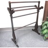 D-Art Collection Mahogany Carved Towel Rack - 2 of 3
