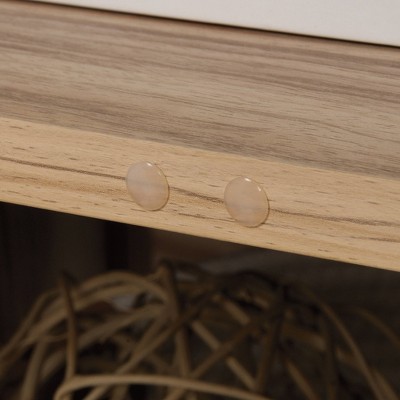Kiln Acacia Finish Hidden Storage Bookcase Door Kit