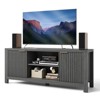 TV Stand for TVs Up to 65 in, Mid Century Modern TV Entertainment Center with Storage Cabinets & Open Shelves, Wood TV Cabinet for Living Room - 3 of 4