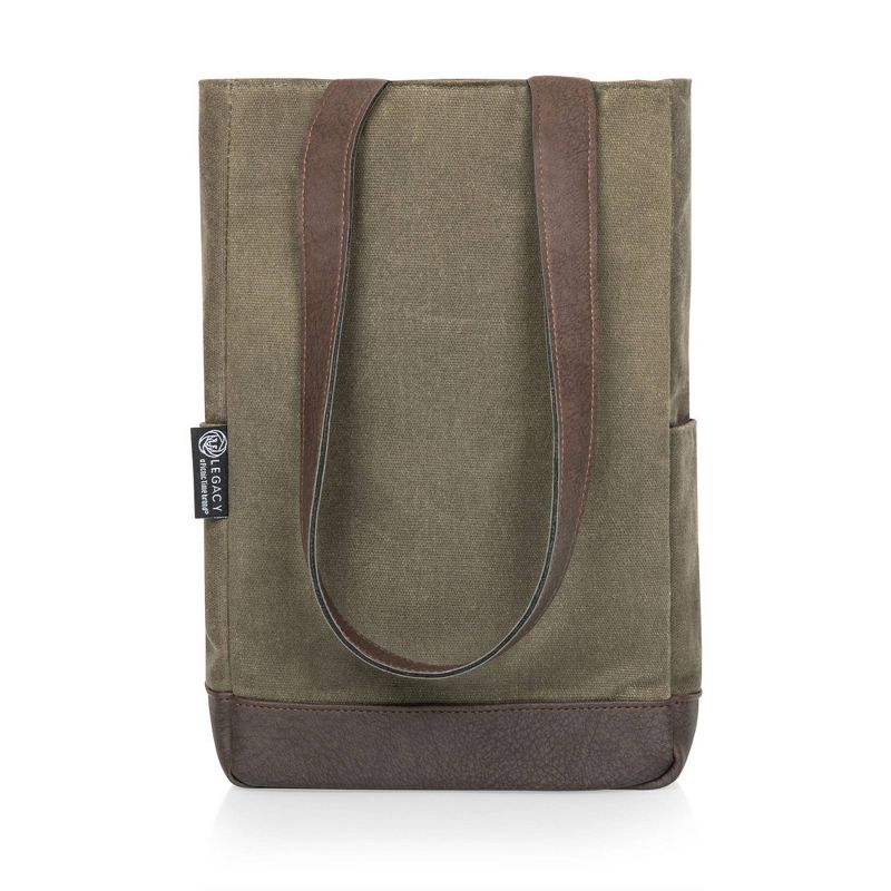 Picnic Time 34.65qt Waxed Canvas Wine Bag, 5 of 13