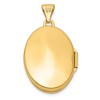 Black Bow Jewelry 14k Yellow Gold 21mm Scrolled Floral Locket - 3 of 4